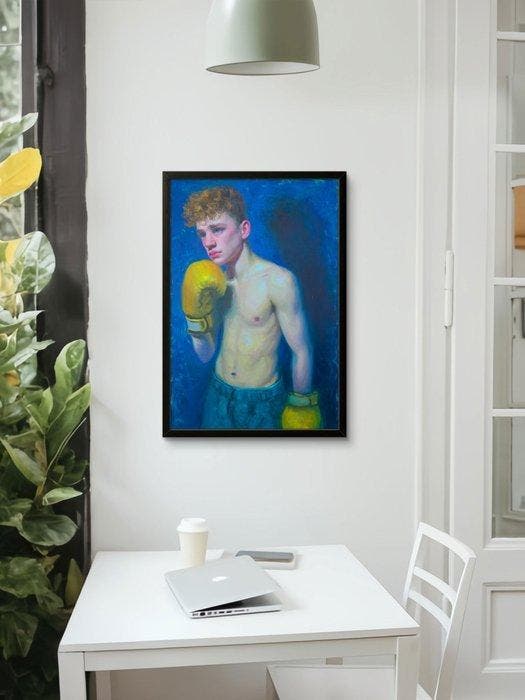 Francien Krieg - Held in tension, Antiek en Kunst, Kunst | Schilderijen | Modern