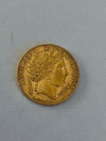 Frankrijk. 20 Francs 1851-A Cérès, Postzegels en Munten