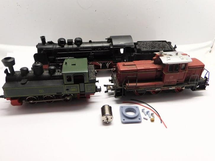 micromotor HM006G ombouwset voor Marklin / Hamo SFCM motor, Hobby & Loisirs créatifs, Trains miniatures | HO, Envoi