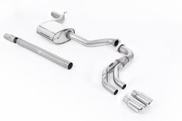 Cat-back uitlaatsysteem | Seat / Volkswagen Leon / Golf | Mi, Verzenden