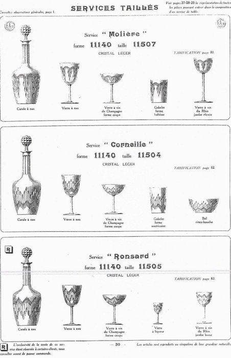Baccarat - Karaf - Kristal, Antiquités & Art, Antiquités | Meubles | Tables