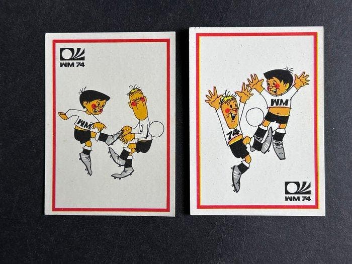 Panini World Cup Munchen 74 - Mascotte #60 to 68 - 9 Sticker, Collections, Autocollants