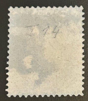 België 1865/1866 - Leopold I in profiel - 1 franc Lila met, Timbres & Monnaies