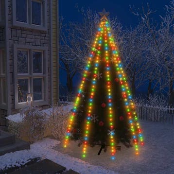 vidaXL Kerstboomverlichting met 400 LEDs meerkleurig net, Verzenden