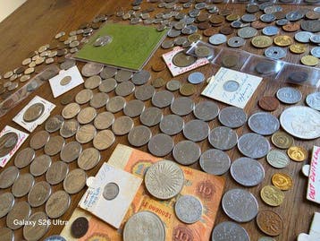 Wereld. Collection of coins incl. silver and replicas