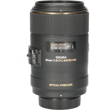 Sigma 105mm f/2.8 EX DG OS HSM Macro Nikon CM7808, Ophalen of Verzenden, Gebruikt, Overige typen, Zoom