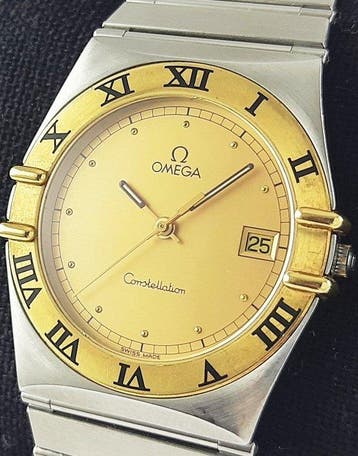 Omega - Constellation Quartz - Steel & 18k Solid Gold Bezel