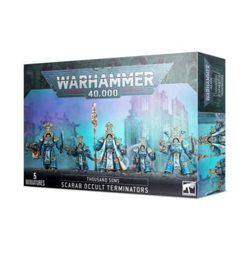 Warhammer 40,000 Thousand Sons Scarab Occult Terminators, Ophalen of Verzenden