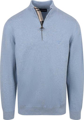 Barbour Half Zip Trui Lichtblauw maat Maat 52/54 (L) Heren, Verzenden, Nieuw, Maat 52/54 (L), Barbour