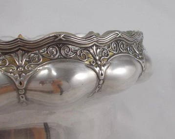 Vase - Argent - Bol en argent 800, Antiquités & Art