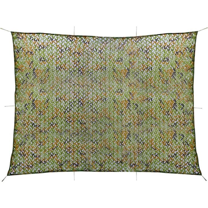 vidaXL Camouflagenet met opbergzak 3x4 m, Sport en Fitness, Schietsport-accessoires, Nieuw, Verzenden