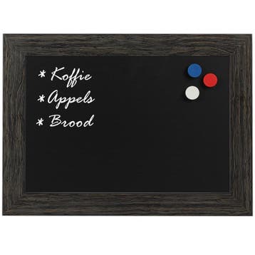 Krijtbord Magnetisch Capella Antraciet 30x40 cm, Verzenden, Nieuw