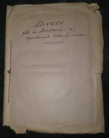 Document - Recueil de 9 pièces imprimées relatives à