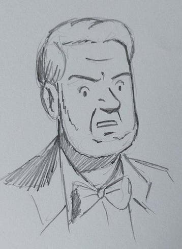 Ted Benoit - 1 Originele tekening - Mortimer - 2002, Nieuw