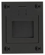 Luikring PIET BOON PB60 mat zwart 60 x 48 mm, Nieuw