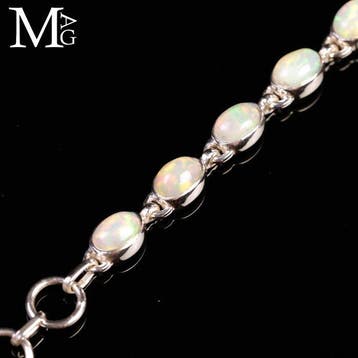 Tennisarmbanden met natuurlijke edelstenen - Armband van