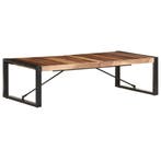 vidaXL Salontafel 140x70x40 cm massief hout, Verzenden, Nieuw