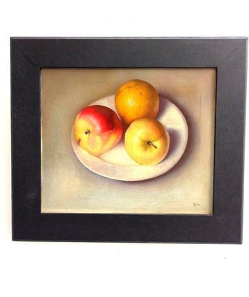 H v d Ooy (XX) - Schaal met appels.