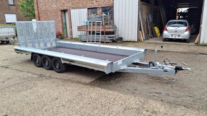Veiling: Machinetransporter Vlemmix 3500kg Nieuw, Auto's, Vrachtwagens, Ophalen
