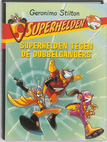 Superhelden tegen de dubbelgangers / Superhelden / 4, Boeken, Verzenden, Zo goed als nieuw, Geronimo Stilton