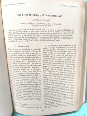 Journal of Geophysical Research - Plate Tectonics (Le Pichon