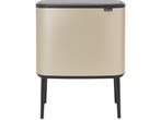 Brabantia Bo Touch Bin - Prullenbak - 36 liter - Metallic, Verzenden