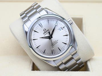 Omega Seamaster Aqua Terra Ref. 2503.30.00 Year 2009 (Box &, Handtassen en Accessoires, Ophalen of Verzenden, Zo goed als nieuw