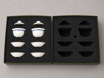 Christofle, Haviland Limoges - Theeservies (7) - Rubanée, Antiquités & Art