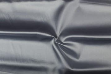 Polyester stof zilver - Glanzende stof 50m op rol, Verzenden