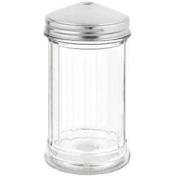 Suikerstrooier | Glas | 0.34L | Gat | Ø70x140(h)mm Olympia, Verzenden, Nieuw in verpakking