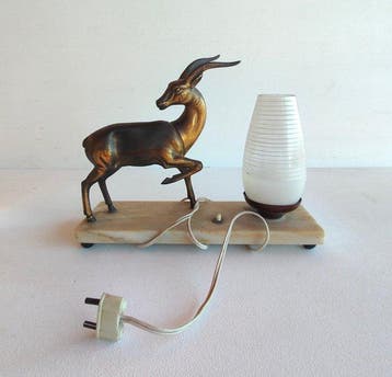 Lampe de table - Bronze - ART DÉCO