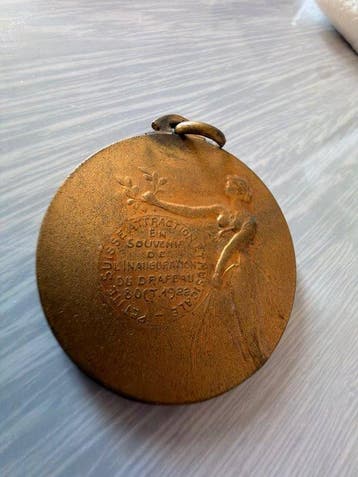 Médaille artistique - Médaille Union Faite Force Bruxelles