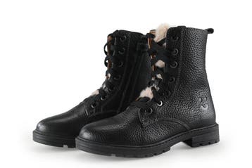 Muyters Veterboots Meisjes in maat 31 Zwart, Verzenden, Jongen of Meisje, Schoenen, Zo goed als nieuw