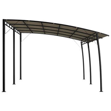 vidaXL Zonneluifel 6x3x2,55 m taupe, Verzenden, Nieuw