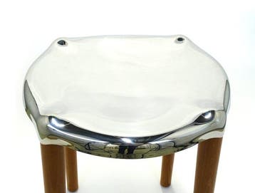 Alessi - Philippe Starck - Kruk - Poêle Low Stool - 18/10