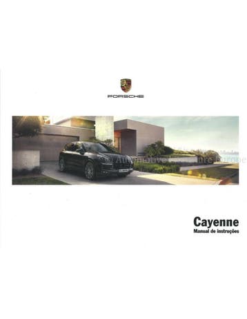 2016 PORSCHE CAYENNE INSTRUCTIEBOEKJE PORTUGEES