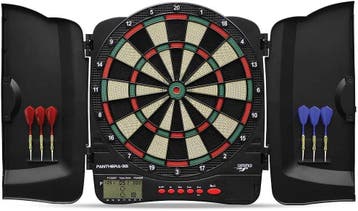 Carromco Panthera-301 dartkast | Retour deal | Knallerprijs, Sport en Fitness, Darts, Verzenden, Zo goed als nieuw, Dartbord met pijlen