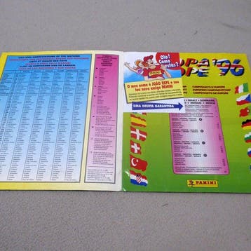 1996 Panini Euro 96 - 1 Compleet album - Excellent (EX), Nieuw