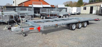 Autotransporter Temared cardeck plus 3500kg, Autos : Divers, Remorques, Ophalen