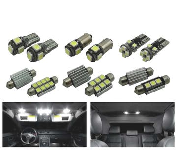 KIT 23 AMPOULES LED INTÉRIEUR POUR AUDI A4 S4 RS4 B6 B7 AVAN, Verzenden