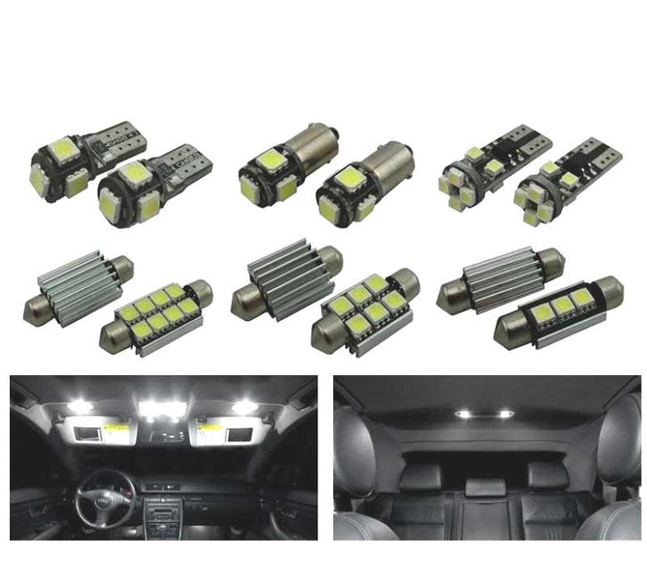 KIT 23 AMPOULES LED INTÉRIEUR POUR AUDI A4 S4 RS4 B6 B7 AVAN, Auto-onderdelen, Verlichting, Verzenden