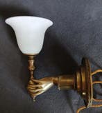 Wandkandelaar - Glas, Brons - Hoofdstijl André Arbus