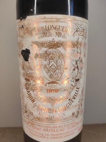 1979 Chateau Longueville Baron Pichon Longueville - Pauillac, Nieuw