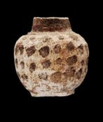 Oud-Khmer - Vase Sawankhalok - glazuur gespikkeld - periode