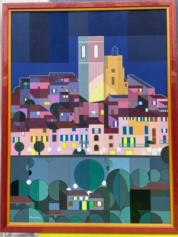 Maxime Dufour (1928-2016) - Nocturne - Ville de Provence -