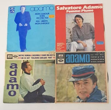 Bundel van 4 Adamo Singles, Verzenden
