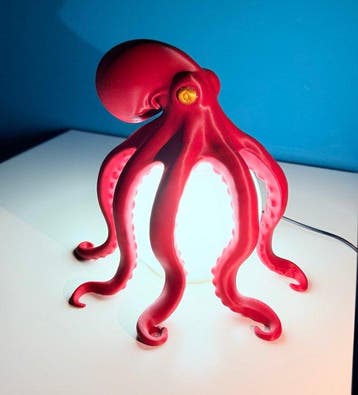 Tafellamp - Plastic - octopus
