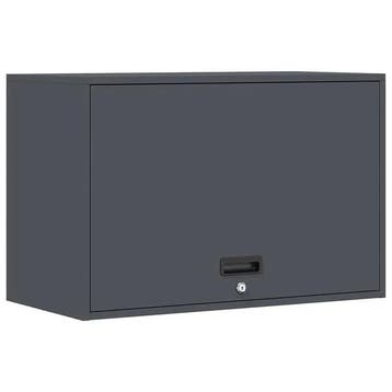 Wandkast 80x40x53cm Antraciet - Garage opbergkast - 47% k..., Huis en Inrichting, Met klep(pen), Verzenden, 75 cm of meer, Zo goed als nieuw