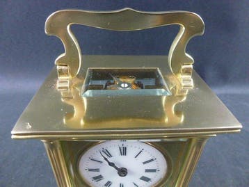 Pendulette de voyage - Laiton - 1900-1910, Antiek en Kunst