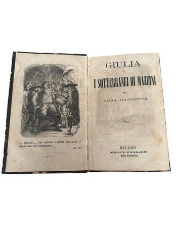 Anna Radcliffe - Giulia o I Sotterranei di Mazzini - 1850